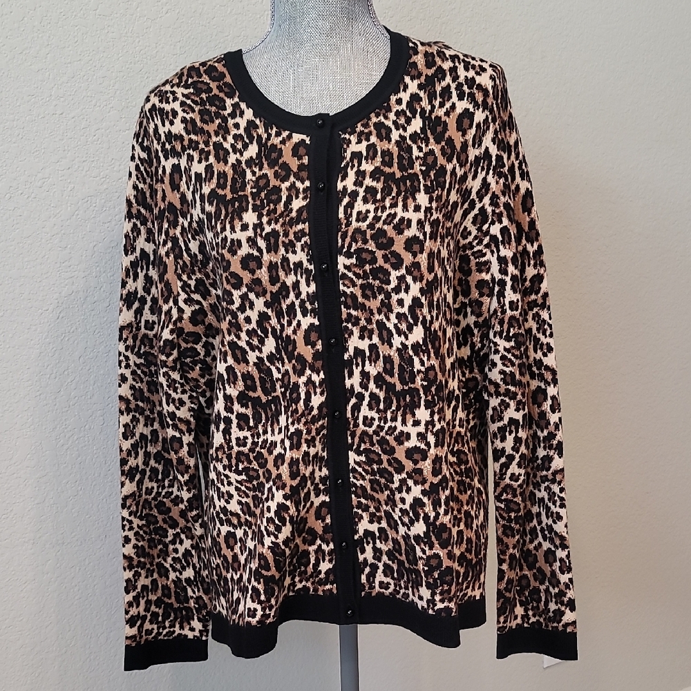 NYDJ Animal Print Sweater NWT